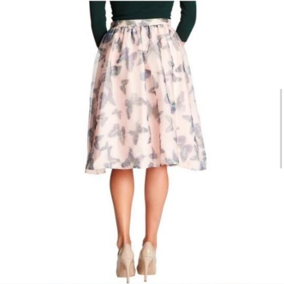 Cece Butterfly Kiss Side Zip A Line Full Skirt Size 14 NWT - Picture 6 of 10